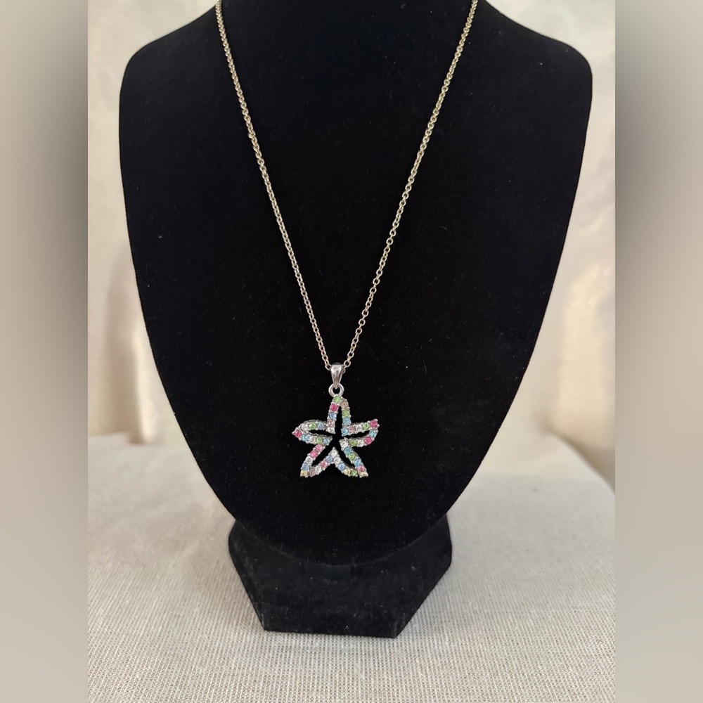 Multicolor Starfish Pendant Necklace - Women Jewelry
